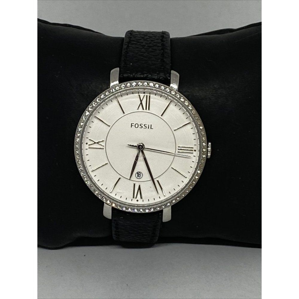 Fossil Jacqueline ES3545 Women's Black Leather Ana